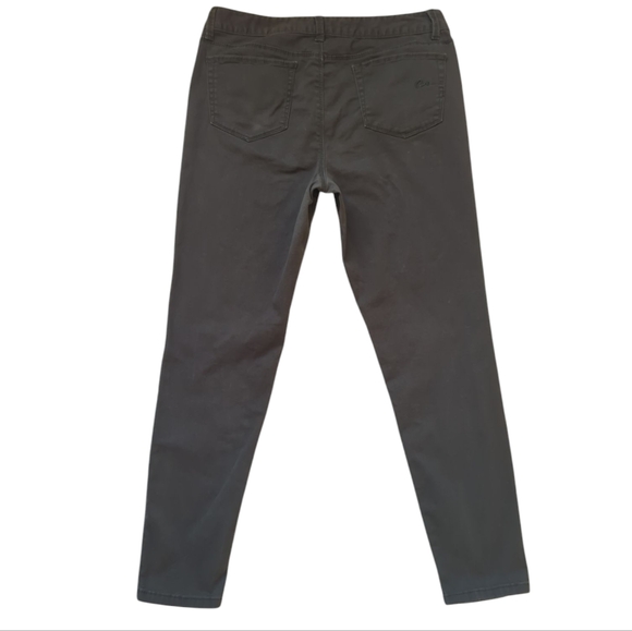 American Rag Cie Skinny Ankle Pants Junior 13R Black Olive Pockets - Picture 11 of 15